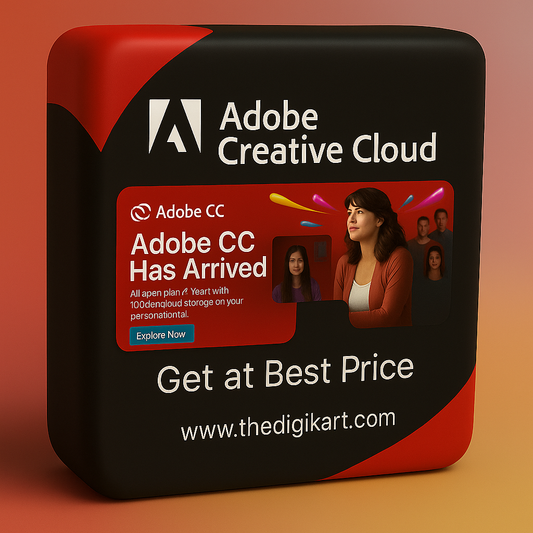 Adobe Creative Cloud 1-Year Subscription | Official License - All Adobe Apps Included